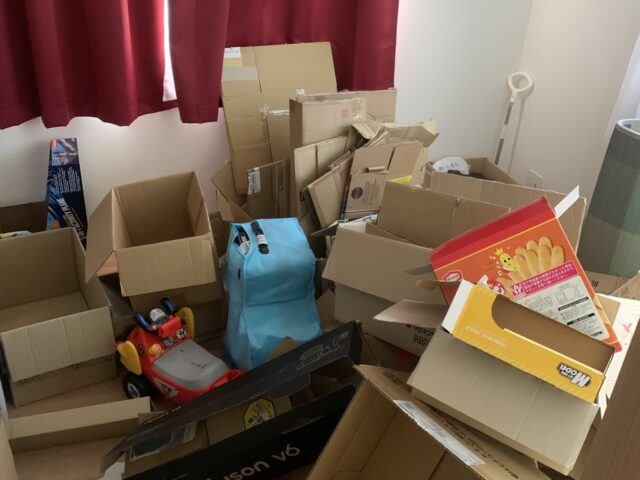 横浜市緑区にてお引越し後の段ボールや不用品の処分 ラクタス 横浜市緑区にてお引越し後の段ボールや不用品の処分 ラクタス